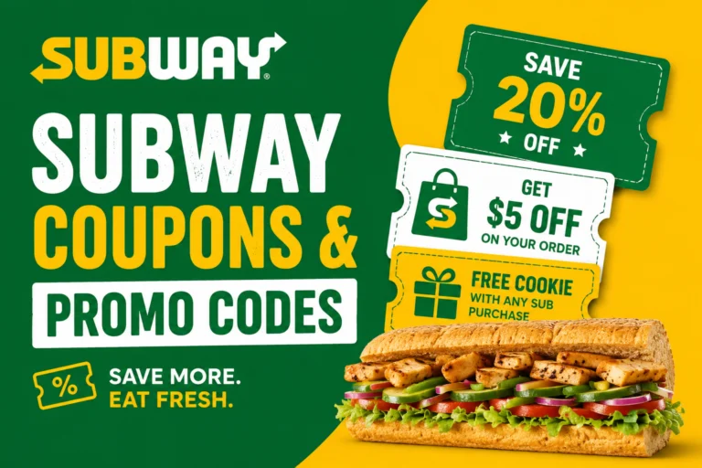 Subway Coupons & Promo Codes