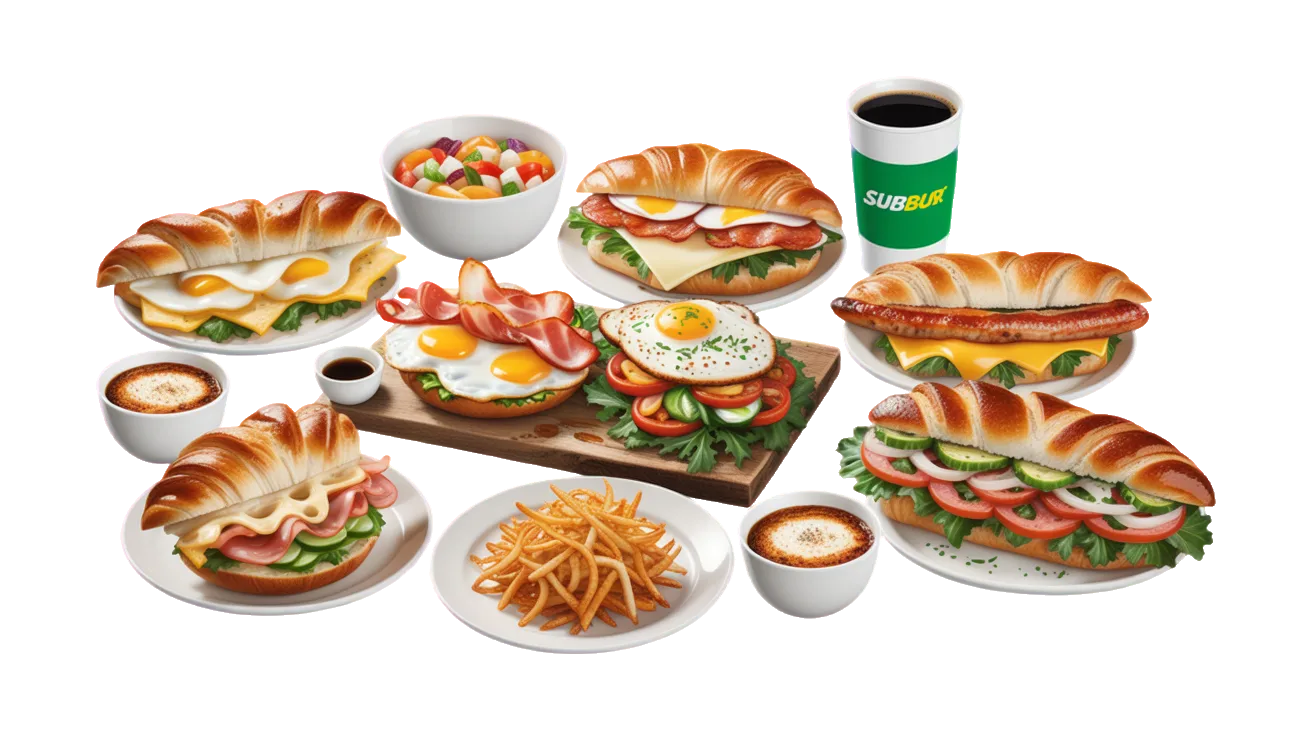 subway breakfast menu