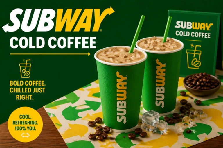 Subway Cold Coffee Menu