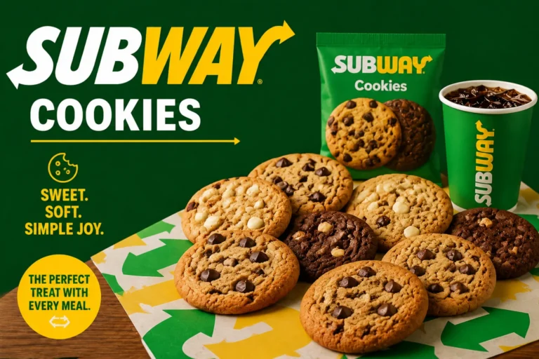 Subway Cookies Menu