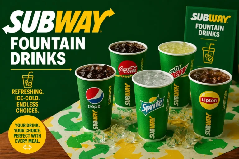 Subway Fountain Drinks