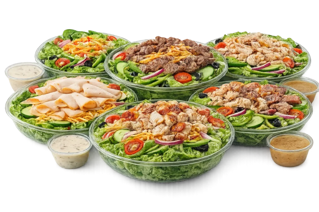 subway salad menu