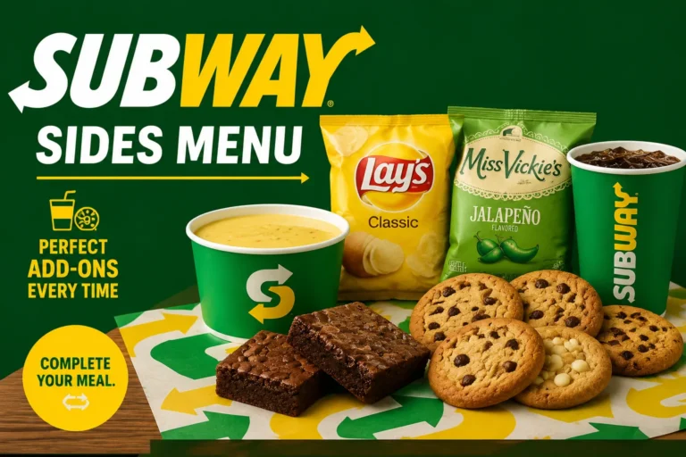Subway Sides Menu