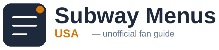 Subway Menus USA - unofficial fan guide logo